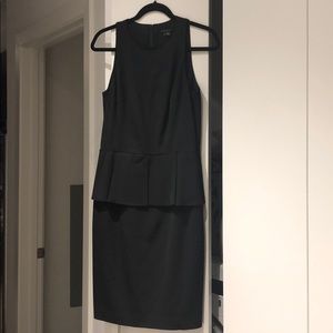 Theory - black Fefe Realto Peplum Dress